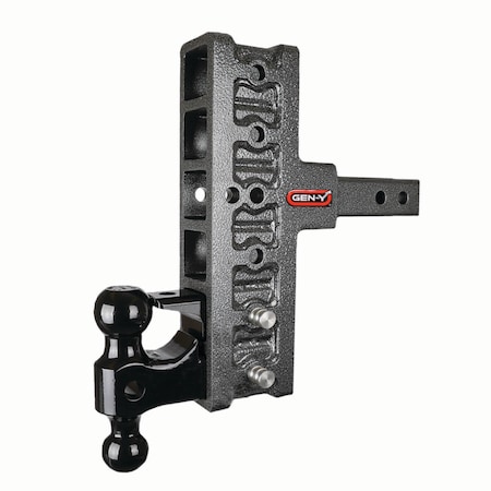 Gen-Y Hitch MEGA-DUTY 2 Shank 7.5 Offset Drop 2K TW 16K Hitch & GH-051 Dual-Ball & GH-032 Pintle Lock GH-226